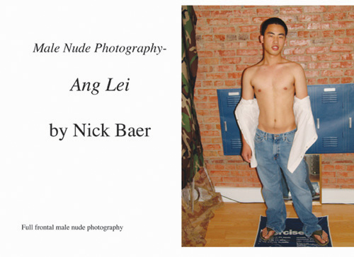 Male Nude Photography- Asian Ang Lei Book and eBook