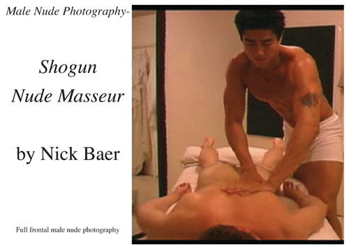 Male Nude Photography- Asian Shogun Nude Masseur Book and eBook