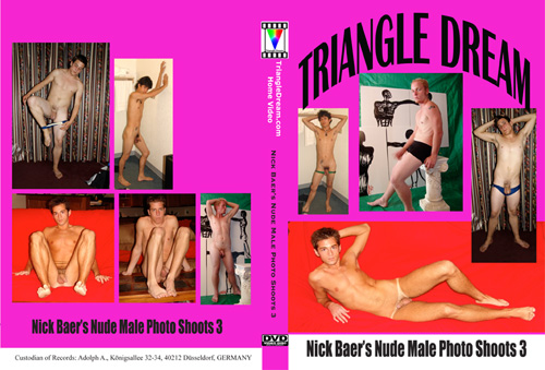 Nick Baer's Nude Male Photo Shoots 3 Home DVD