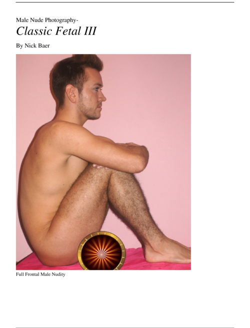 Male Nude Photography- Classic Fetal III Book and eBook