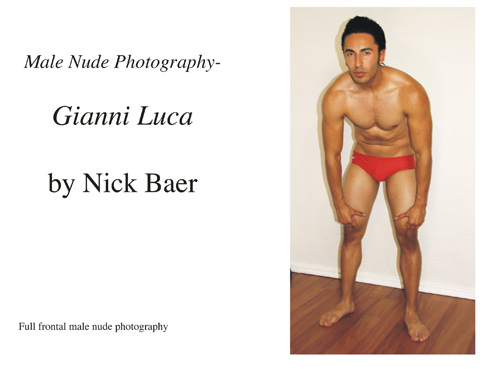 Male Nude Photography- Gianni Luca Book and eBook