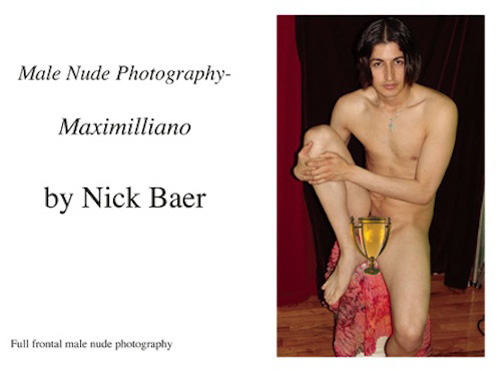 Male Nude Photography- Maximilliano Book and eBook