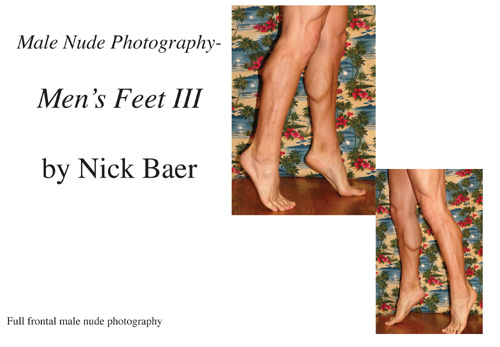 Male Nude Photography- Men's Feet III Book and eBook