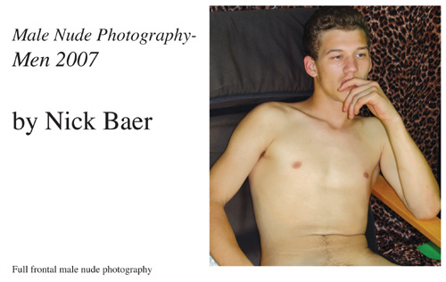 Male Nude Photography- Men 2007 Book and eBook