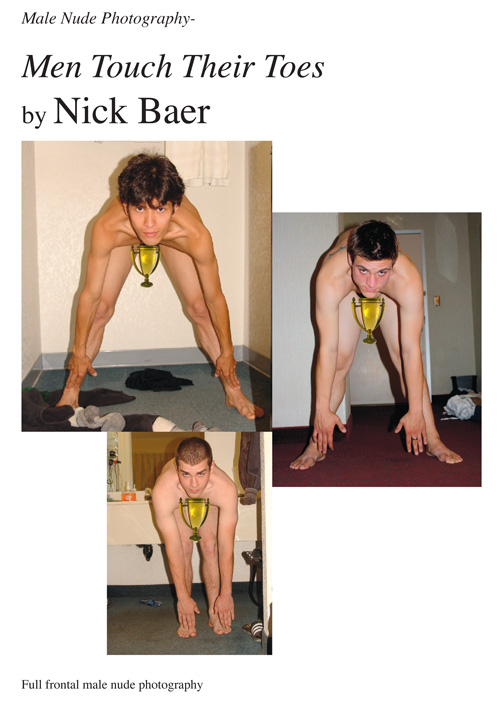 Male Nude Photography- Men Touch Their Toes (7x10) Book and eBook