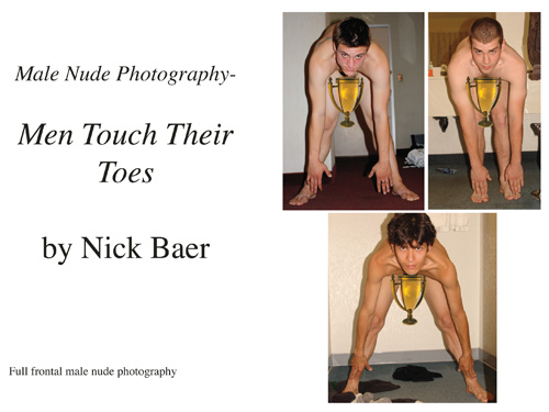 Male Nude Photography- Men Touch Their Toes Book and eBook