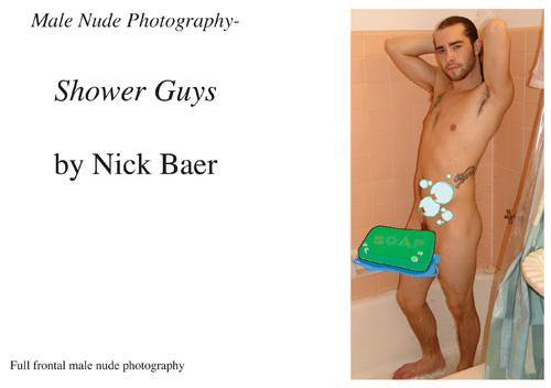 Male Nude Photography- Shower Guys Book and eBook