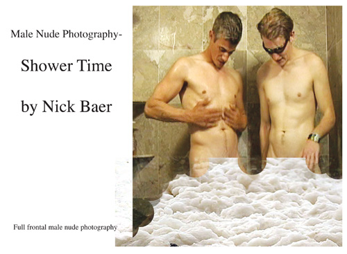 Male Nude Photography- Shower Time Book and eBook