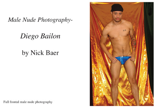 Male Nude Photography- Diego Bailon Book and eBook