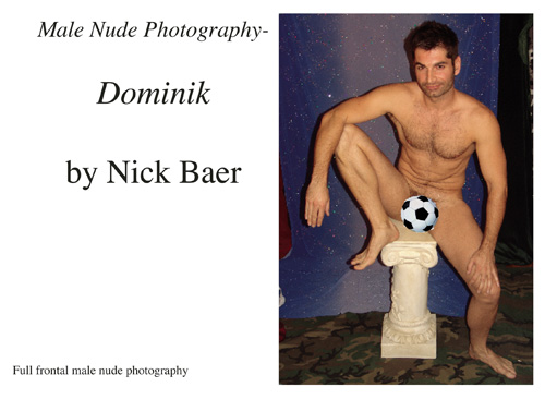 Male Nude Photography- Dominik Book and eBook