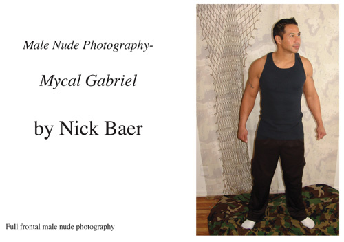 Male Nude Photography- Mycal Gabriel Book and eBook