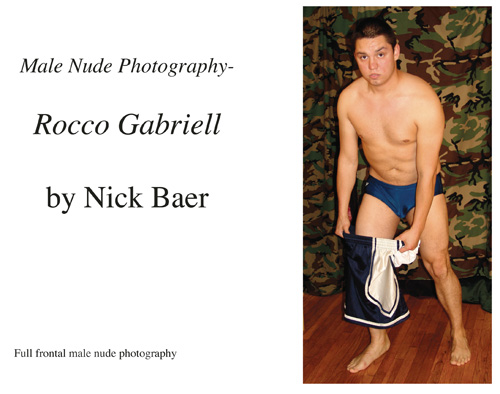 Male Nude Photography- Rocco Gabriell Book and eBook