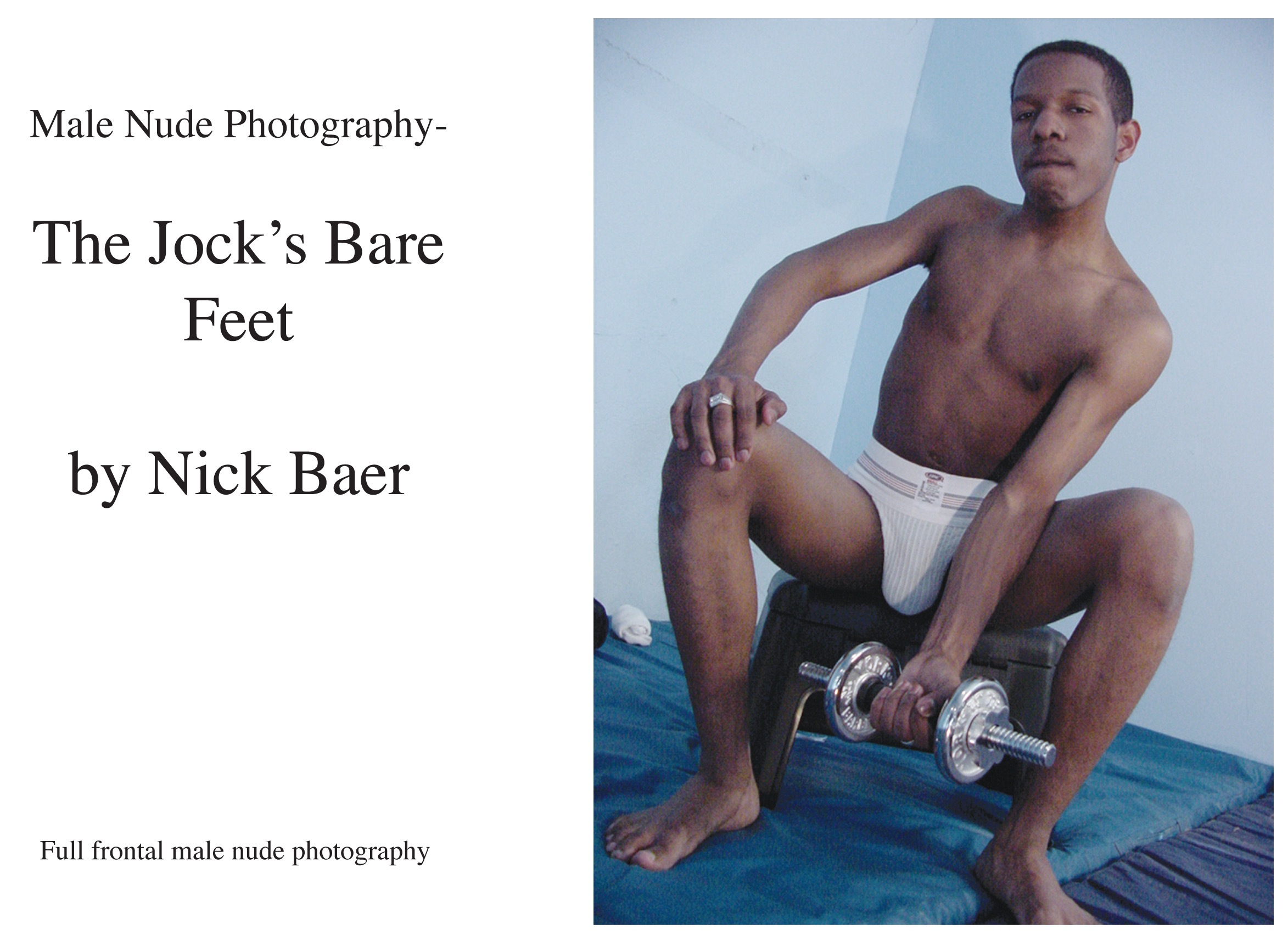Male Nude Photography- The Jock's Bare Feet Book and eBook